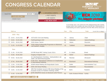Tablet Screenshot of congresscalendar.myesr.org